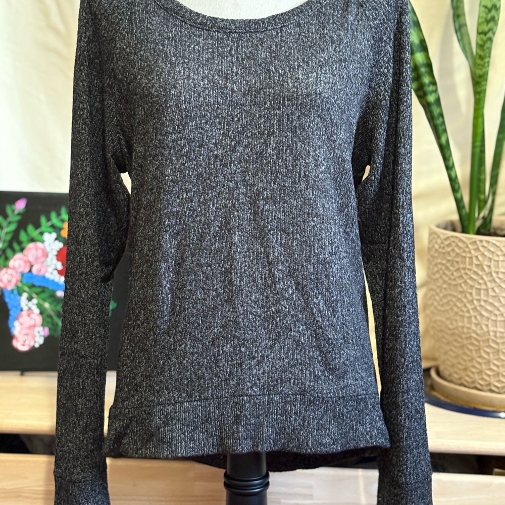 Old Navy Charcoal Knit Sweater
